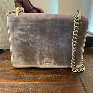 Kate Spade Velvet Shoulder Purse